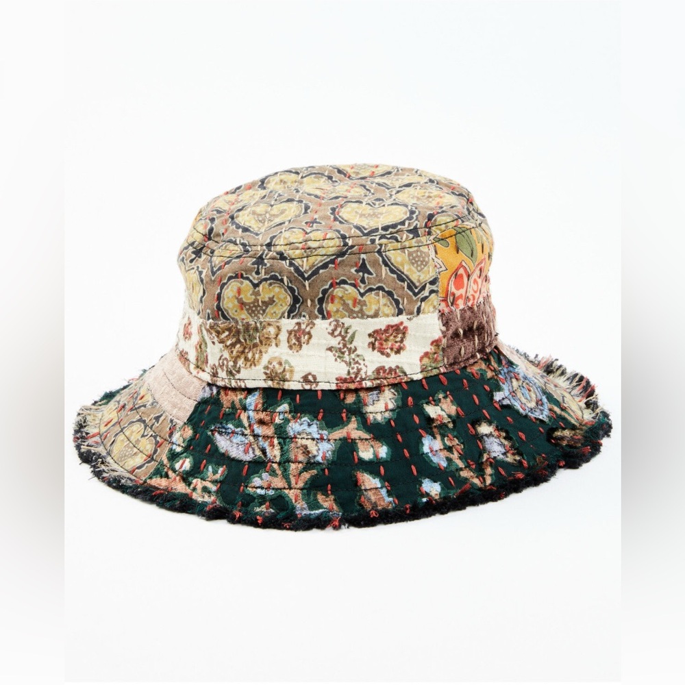 CLEO + WOLF WOMEN'S PATCHWORK BUCKET HAT